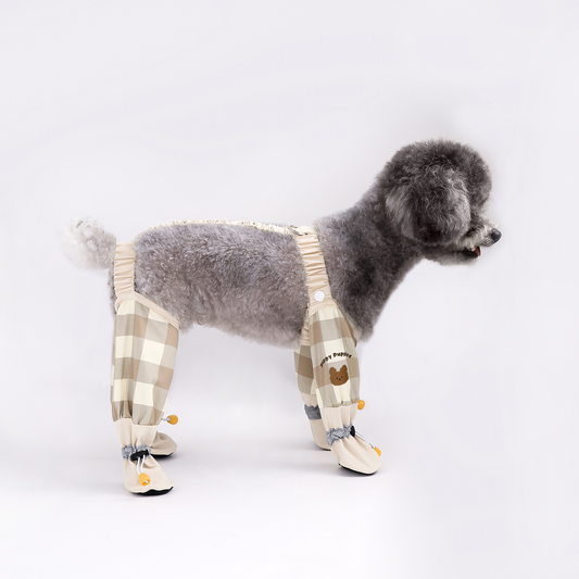 Wasserdichte Hunde-Beinhose mit Schuhen