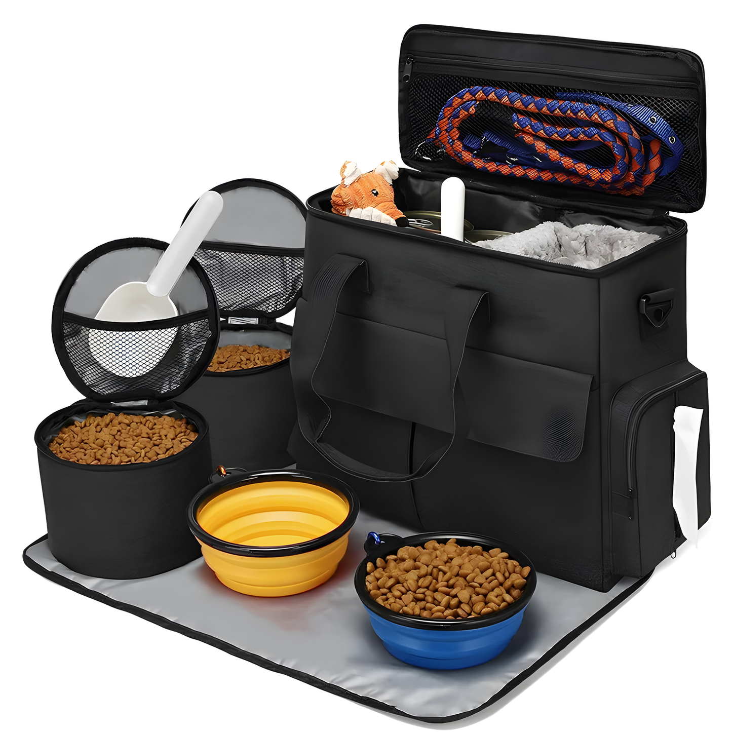 Haustier Reisetasche mit Napf
