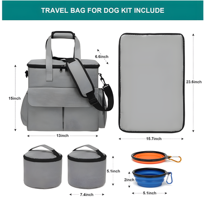Haustier Reisetasche mit Napf