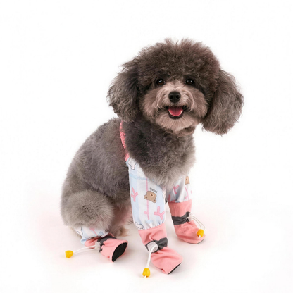 Wasserdichte Hunde-Beinhose mit Schuhen